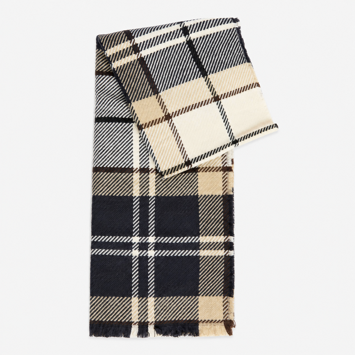 Barbour PENDLE BEANIE & BLAIR SCARF GIFT SET Womens Beanie Light Birchwood Tartan