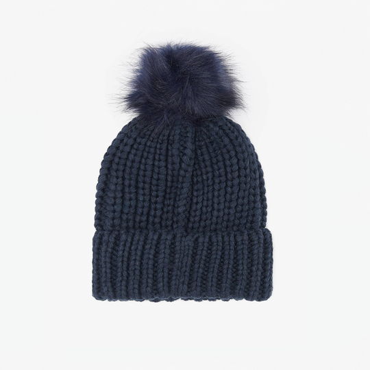 Barbour SALTBURN BEANIE Womens Beanie Navy