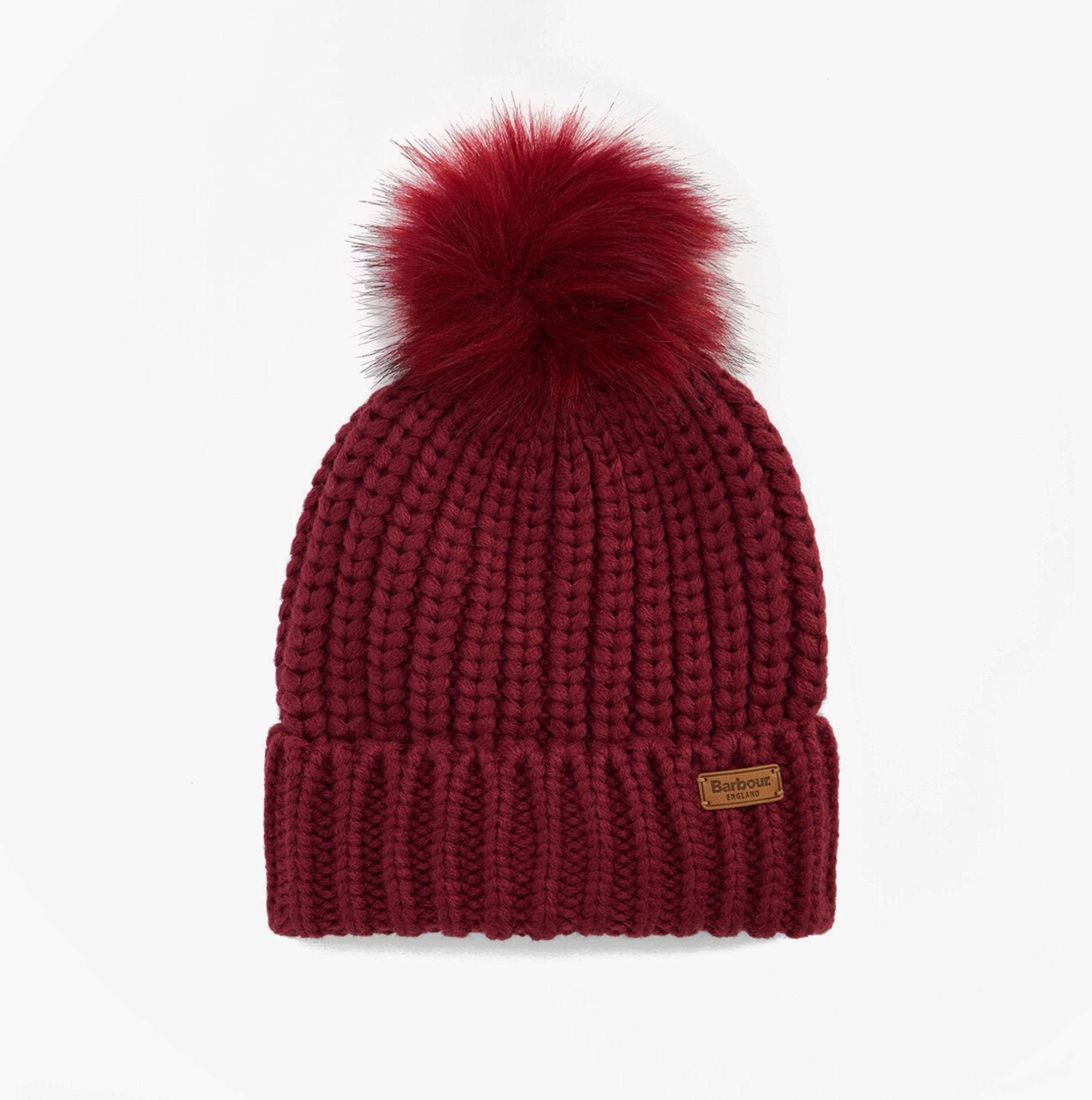 Barbour SALTBURN Womens Beanie Biking Red