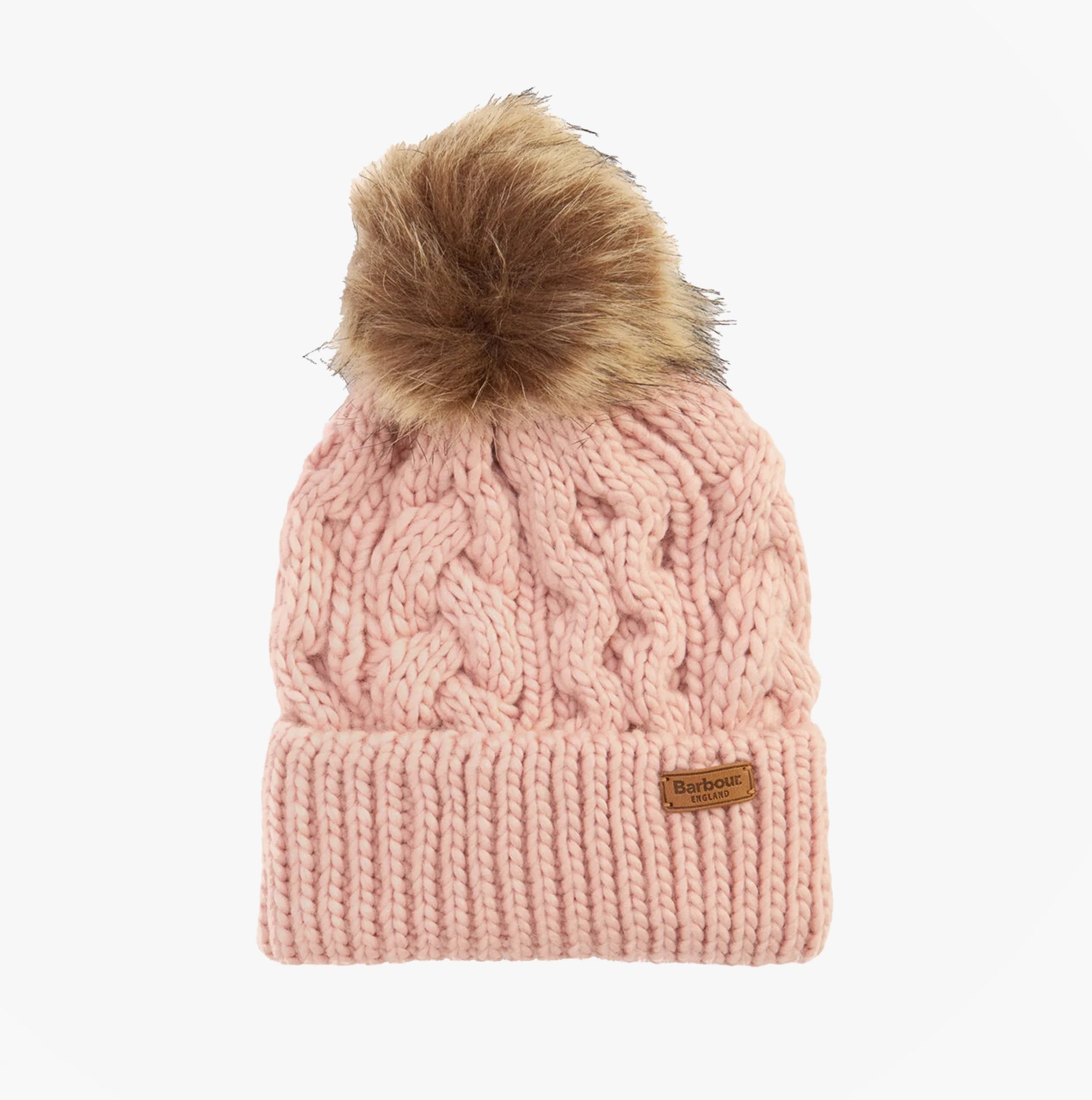 Barbour PENSHAW Womens Beanie Pink Blush