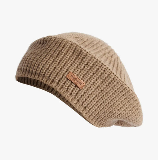 Barbour BELDON BERET Womens Beanie Honey