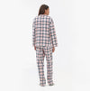 Barbour ELLERY Womens Pyjama Set Pink/Navy Tartan