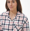 Barbour ELLERY Womens Pyjama Set Pink/Navy Tartan