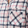 Barbour ELLERY Womens Pyjama Set Pink/Navy Tartan