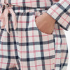 Barbour ELLERY Womens Pyjama Set Pink/Navy Tartan
