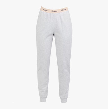 Barbour LOTTIE Womens Cotton Lounge Trousers Light Grey Marl