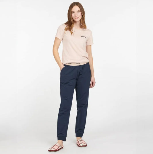 Barbour LOTTIE Womens Cotton Lounge Trousers Navy