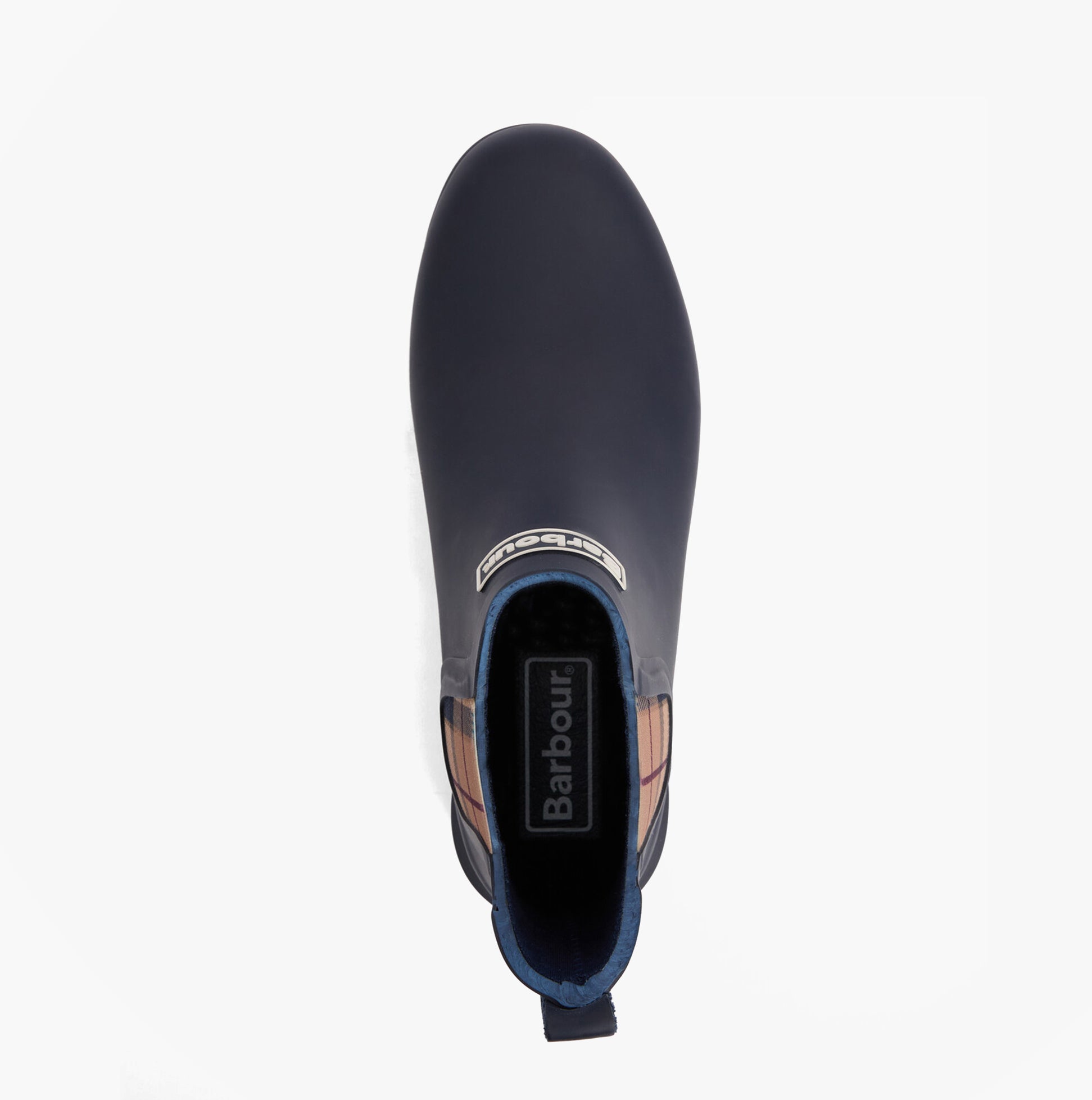 Barbour WILTON Womens Chelsea Wellies Navy/Hessian