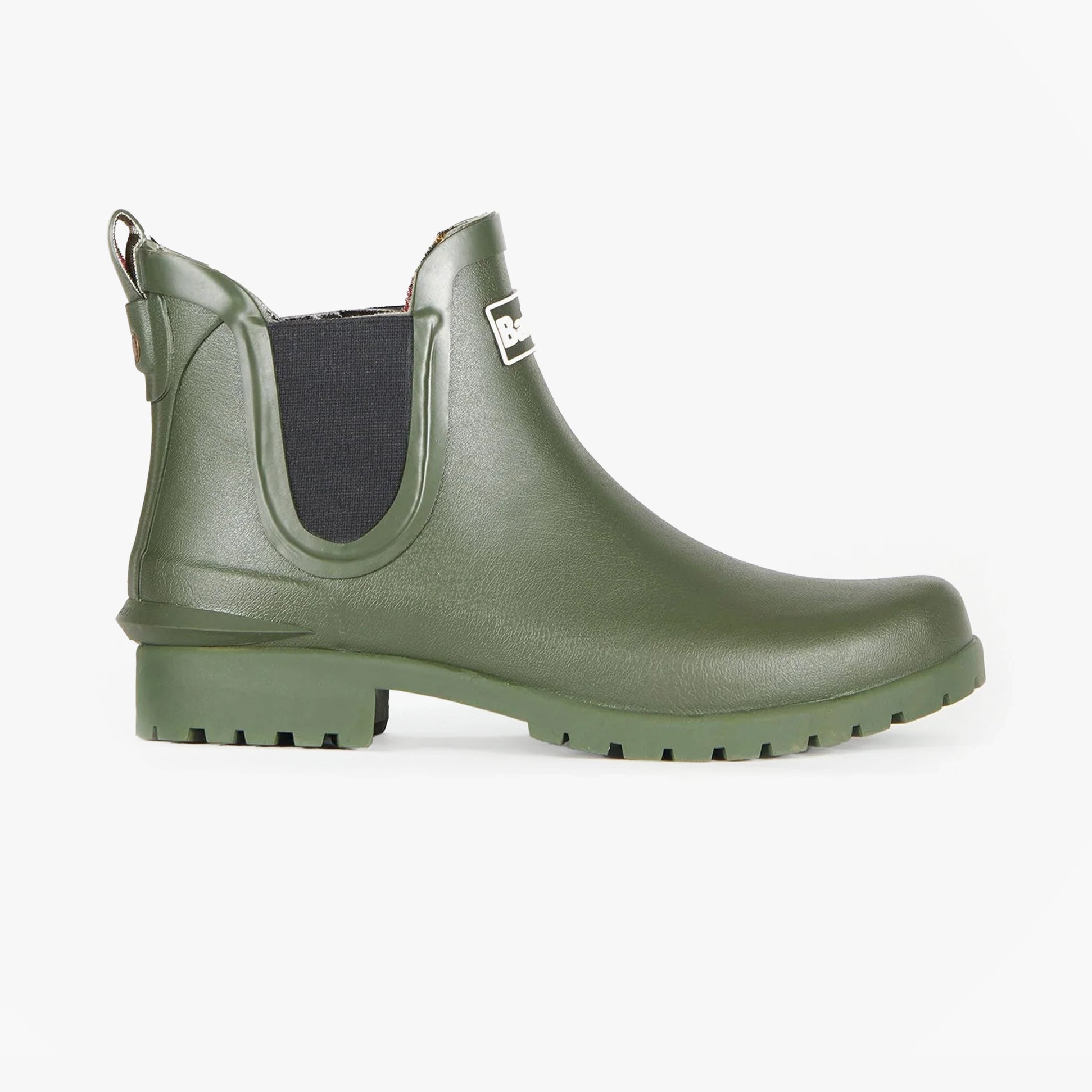 Barbour WILTON Womens Chelsea Wellington Boots Olive