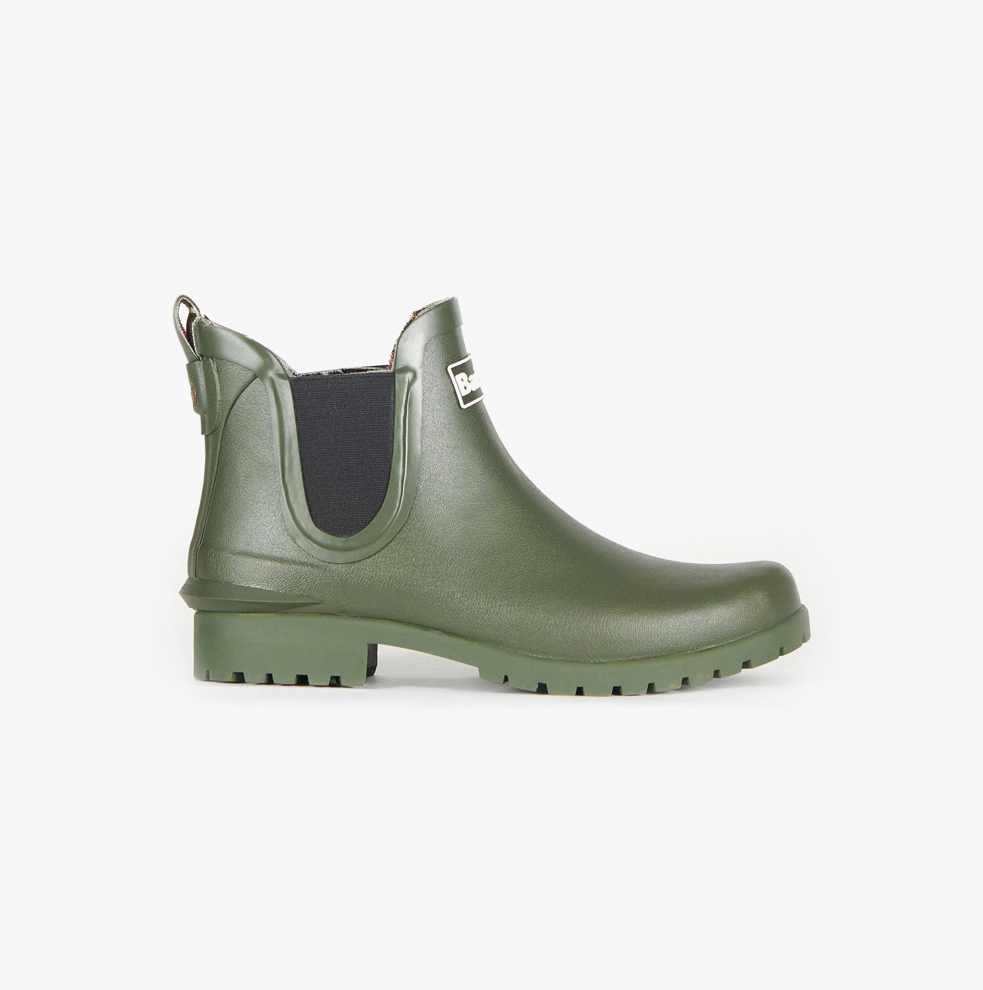 Barbour WILTON Womens Chelsea Wellington Boots Olive