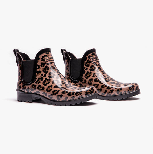 Barbour ASSEN Womens Chelsea Boots Jaguar Print