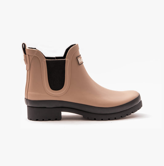 Barbour MALLOW Womens Chelsea Wellington Boots Light Trench/Black