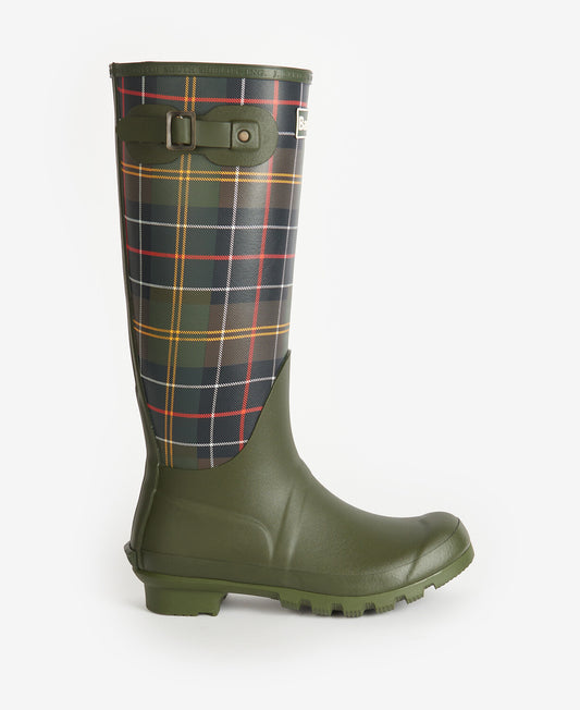 Barbour TARTAN BEDE Womens Wellington Boots Classic Tartan