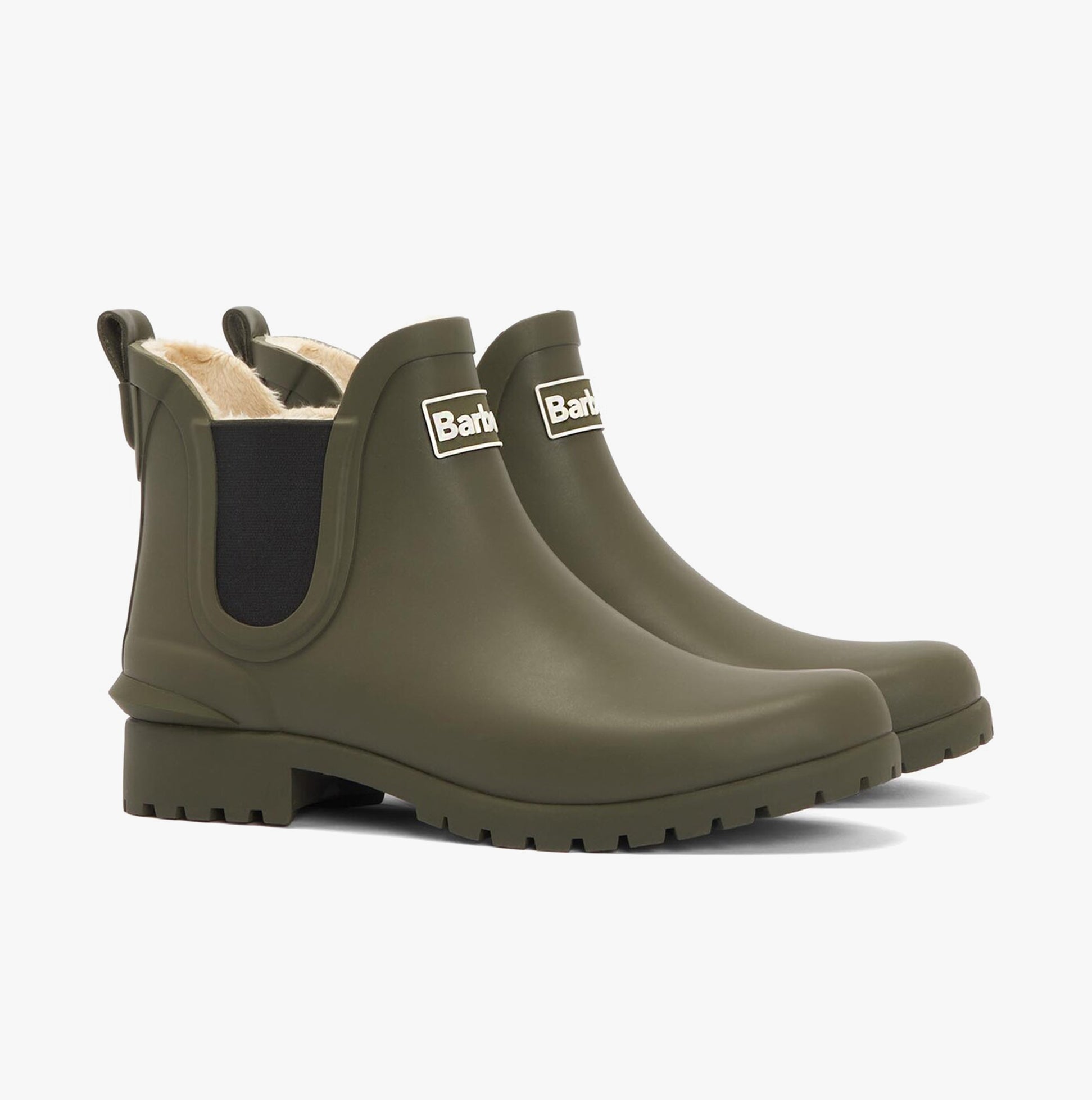 Barbour KIRKTON Womens Warm Lined Wellies Olive