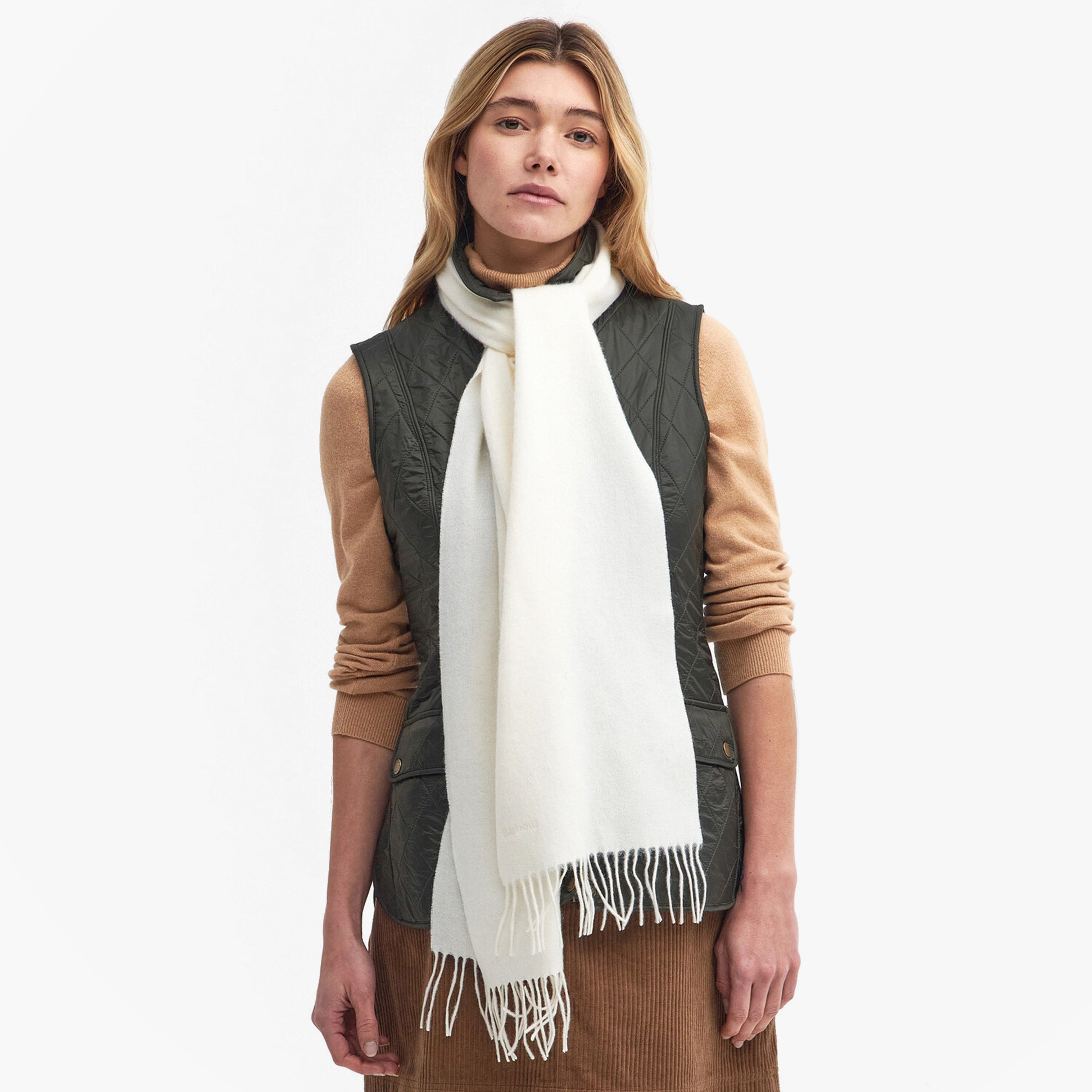 Barbour Barbour LAMBSWOOL WOVEN Womens Winter Cream
