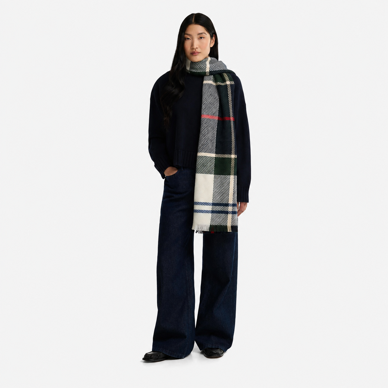 Barbour BLAIR TARTAN Womens Regular Evergreentartan