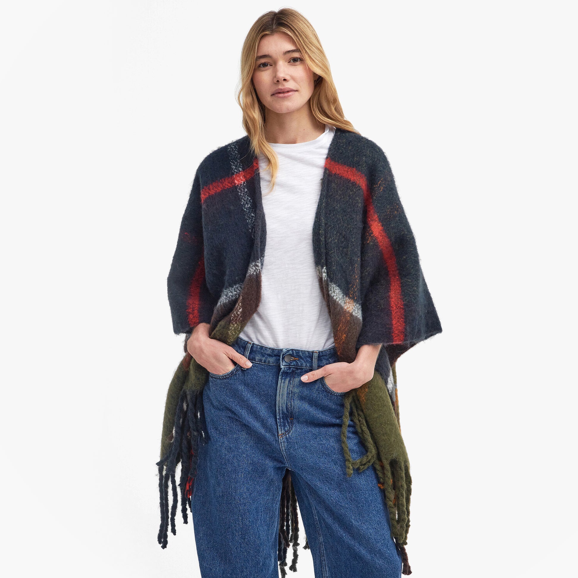 Barbour Barbour ISLA BOUCLE SERAPE Womens Wrap Classic