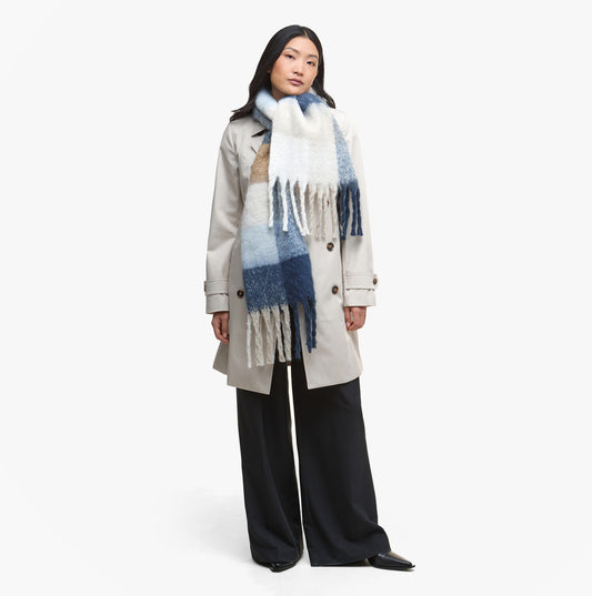 Barbour Barbour MARIE Womens Winter Ice Blue Check