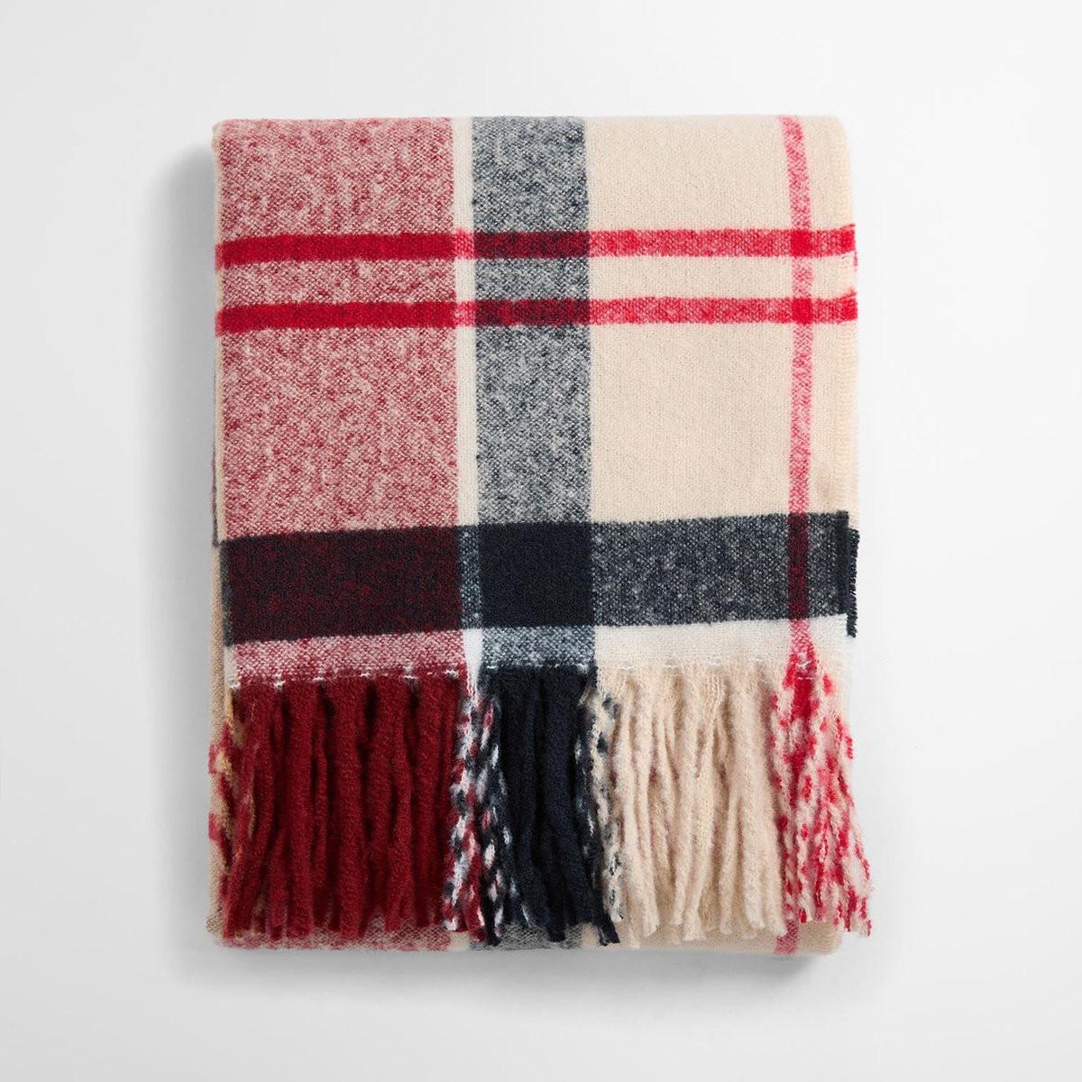 Barbour DEANNA TARTAN Womens Winter Light Cardinal Tartan