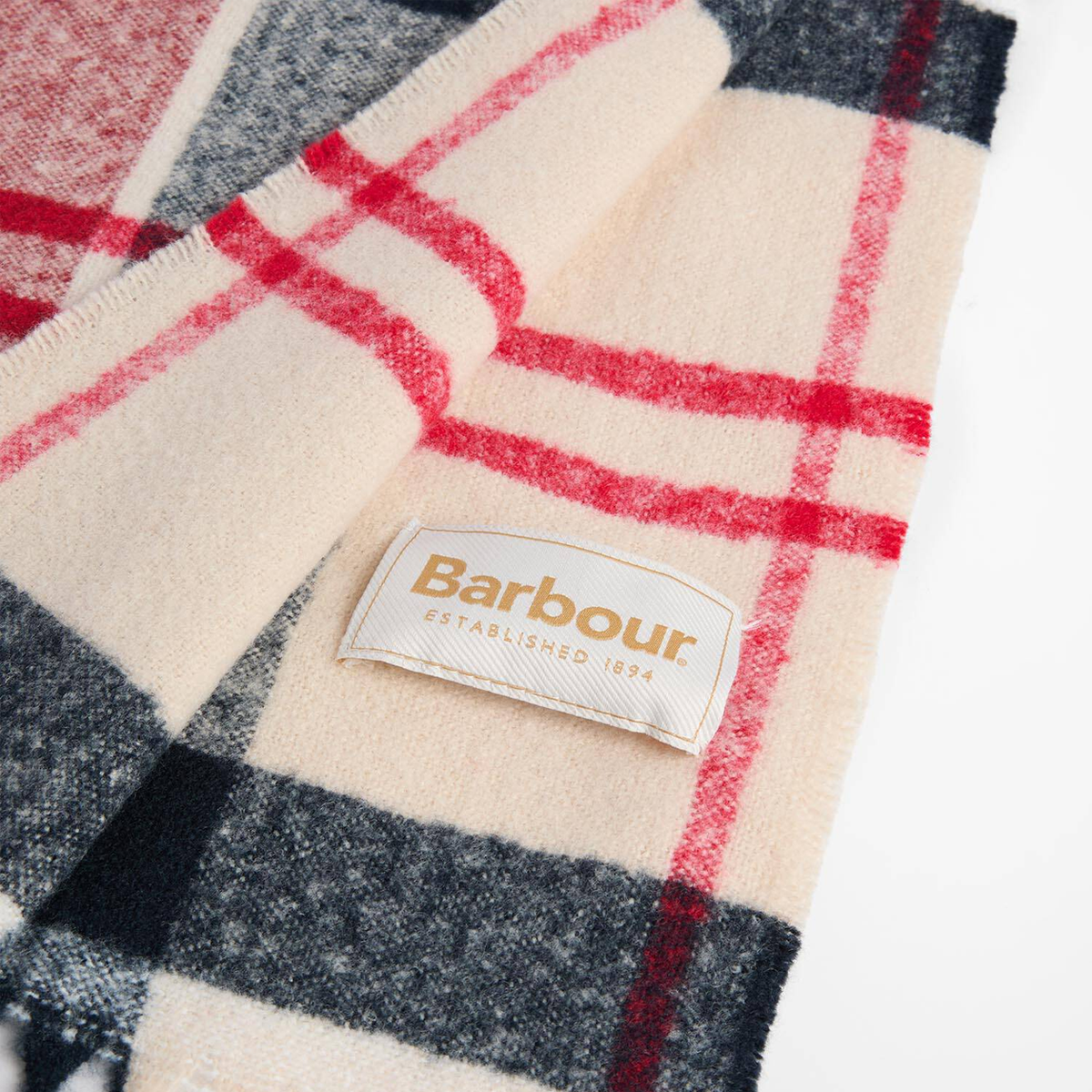 Barbour DEANNA TARTAN Womens Winter Light Cardinal Tartan