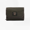 Barbour WAXED HANGING Mens Washbag Olive/Beacon