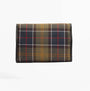 Barbour TARTAN HANGING Mens Washbag Classic/Beacon front view featuring classic tartan pattern.