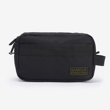Barbour KNOCKHILL ESSENTIAL Mens Wash Bag Black