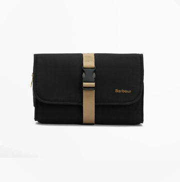 Barbour TRANSPORT HANGING Mens Washbag Black