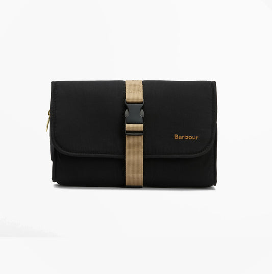 Barbour TRANSPORT HANGING Mens Washbag Black