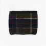 Barbour FIELD FLEECE TARTAN SNOOD Mens Classic Tartan front view showcasing classic tartan pattern and soft fleece material.