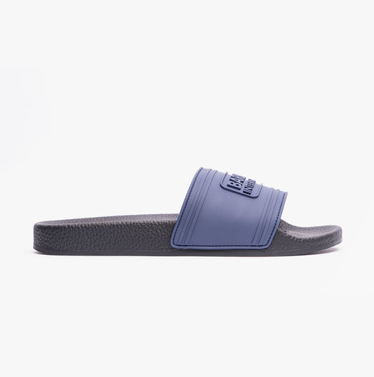 Barbour Mens Sliders Cobalt/Grey