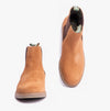 Barbour FARSLEY Mens Chelsea Boots Fawn Suede
