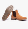 Barbour FARSLEY Mens Chelsea Boots Fawn Suede