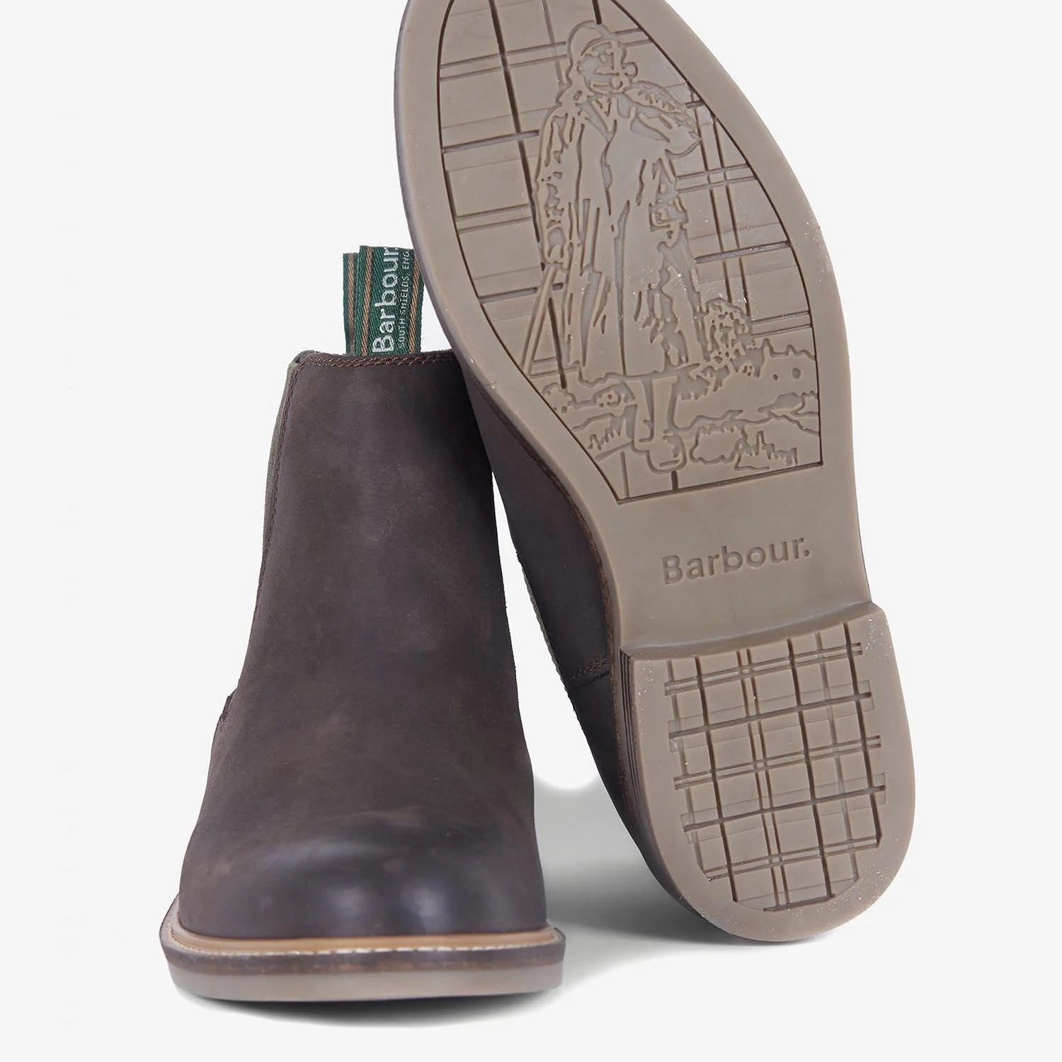 Barbour FARSLEY Mens Chelsea Boots Chocolate