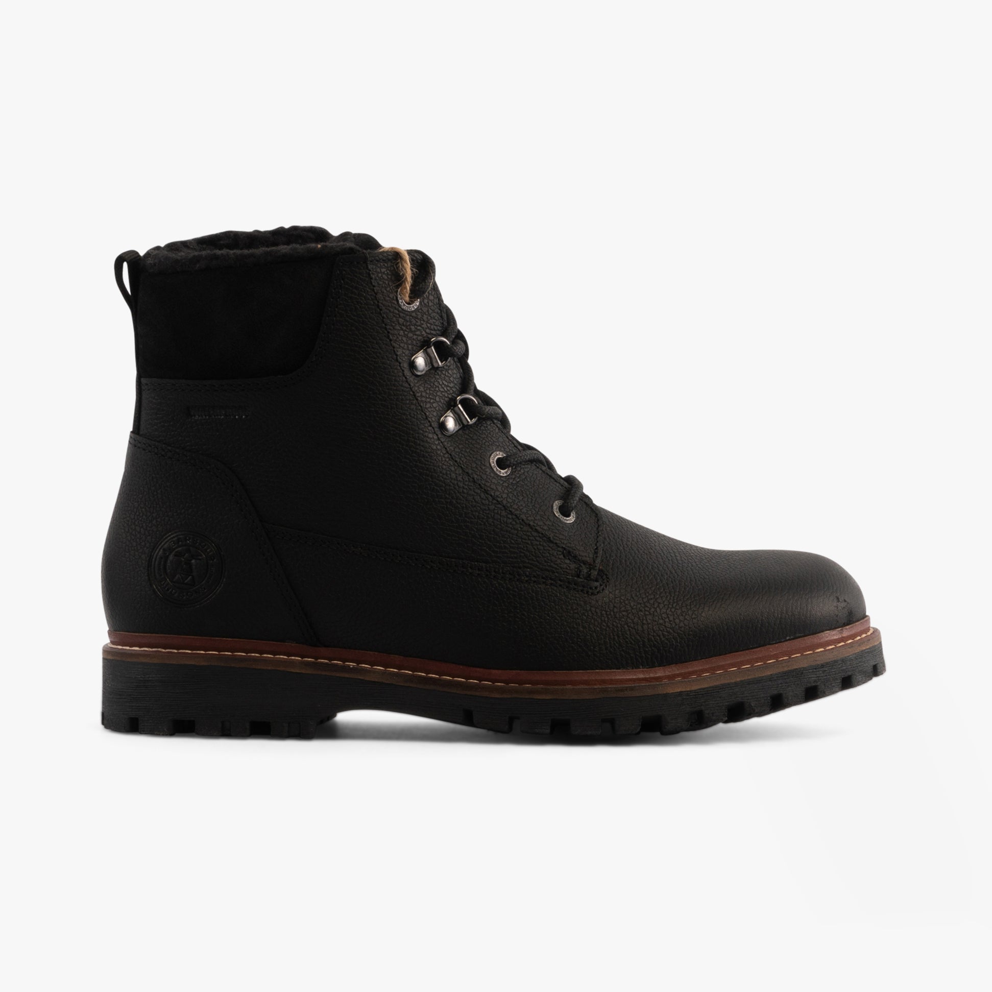 Barbour STORR Mens Derby Boots Black