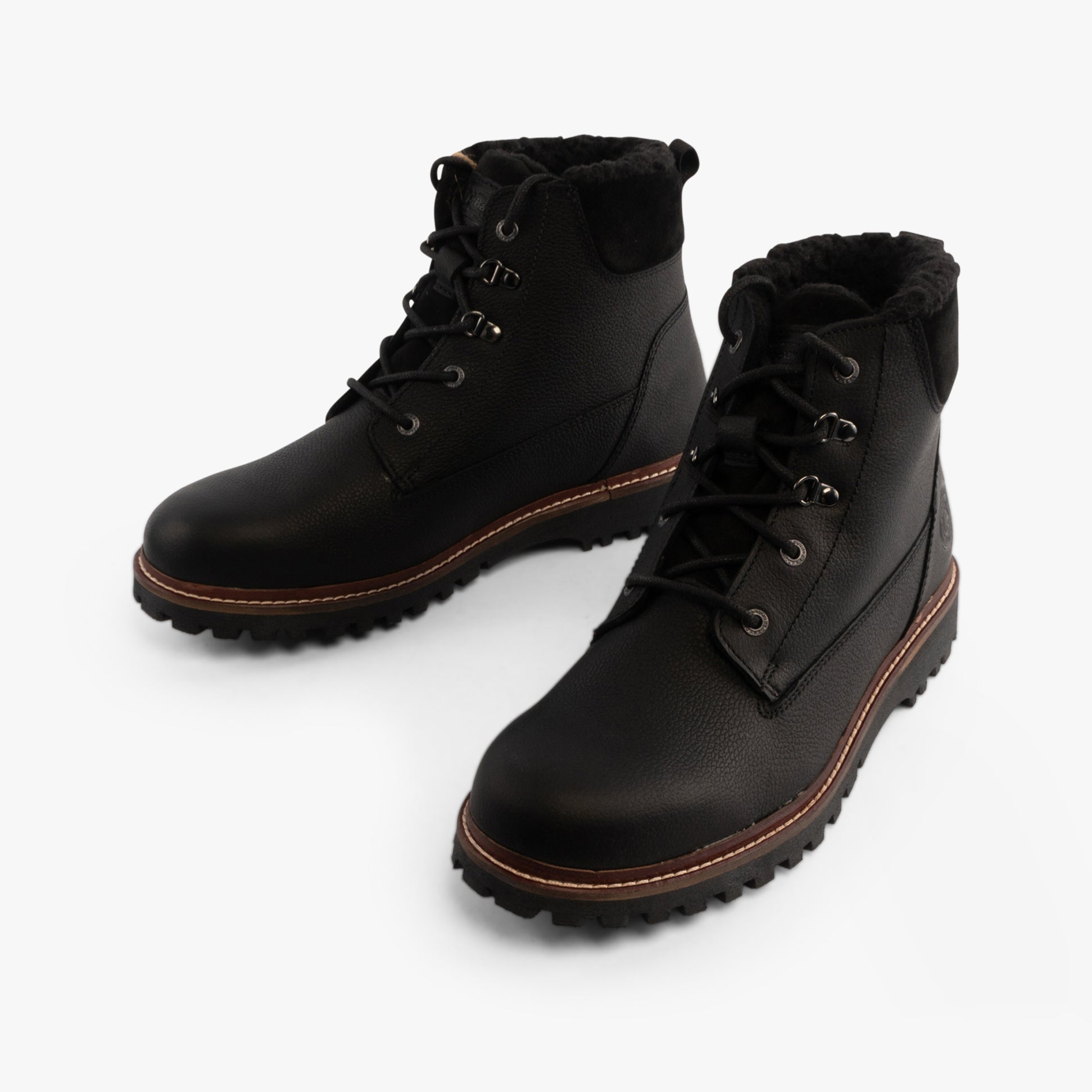 Barbour STORR Mens Derby Boots Black