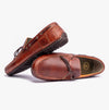Barbour JENSON Mens Boat Shoes Cognac