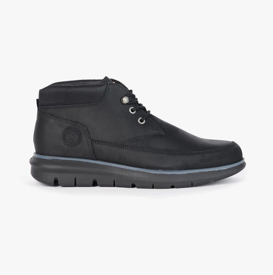Barbour MORTON Mens Chukka Boots Black