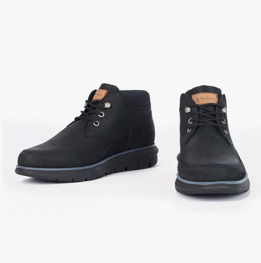 Barbour MORTON Mens Chukka Boots Black