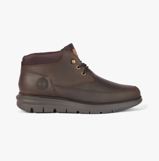 Barbour MORTON Mens Chukka Boots Choco