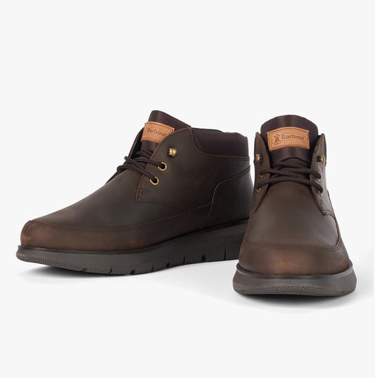 Barbour MORTON Mens Chukka Boots Choco