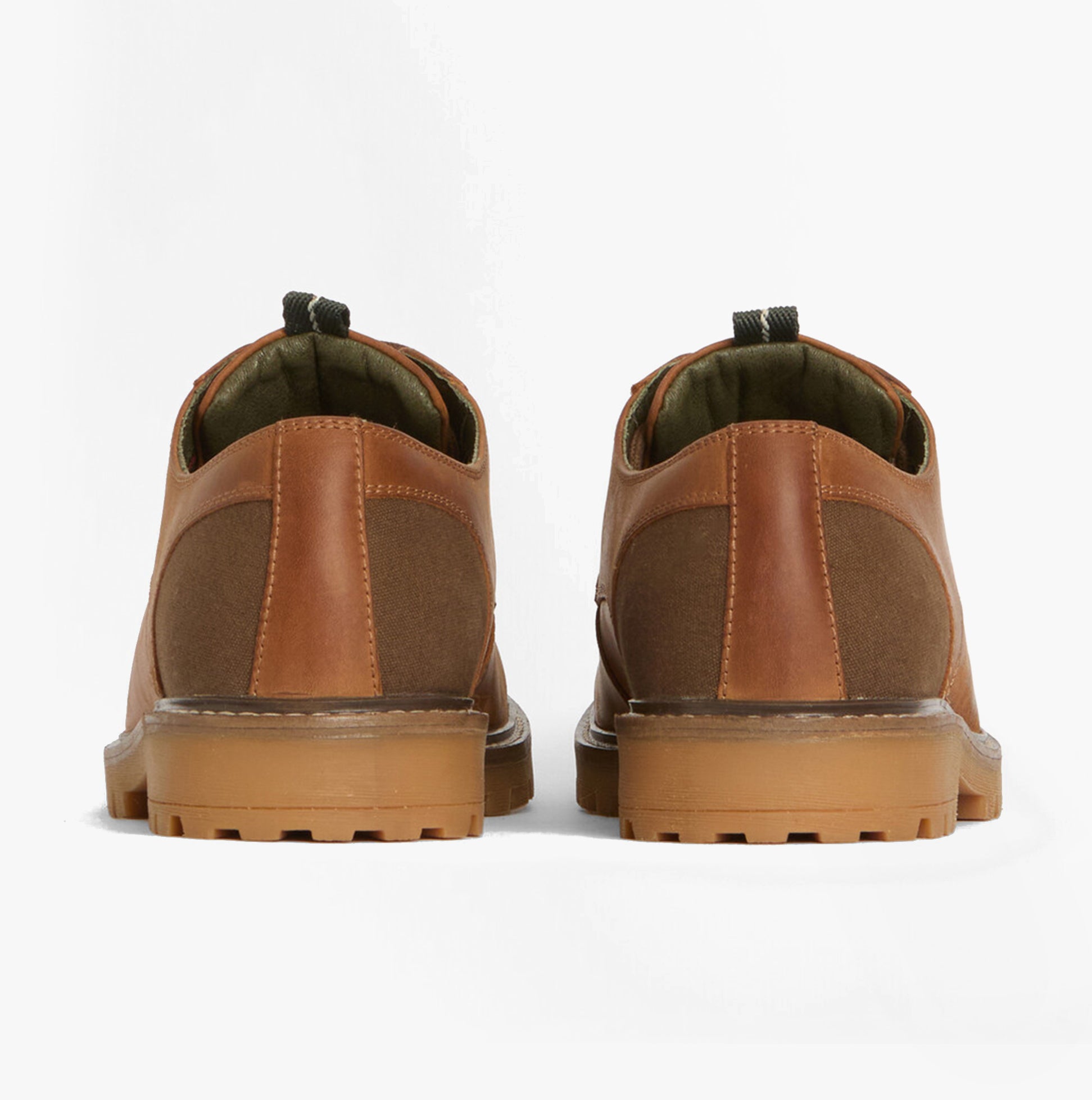 Barbour SANDSTONE Mens Derby Shoes Cognac