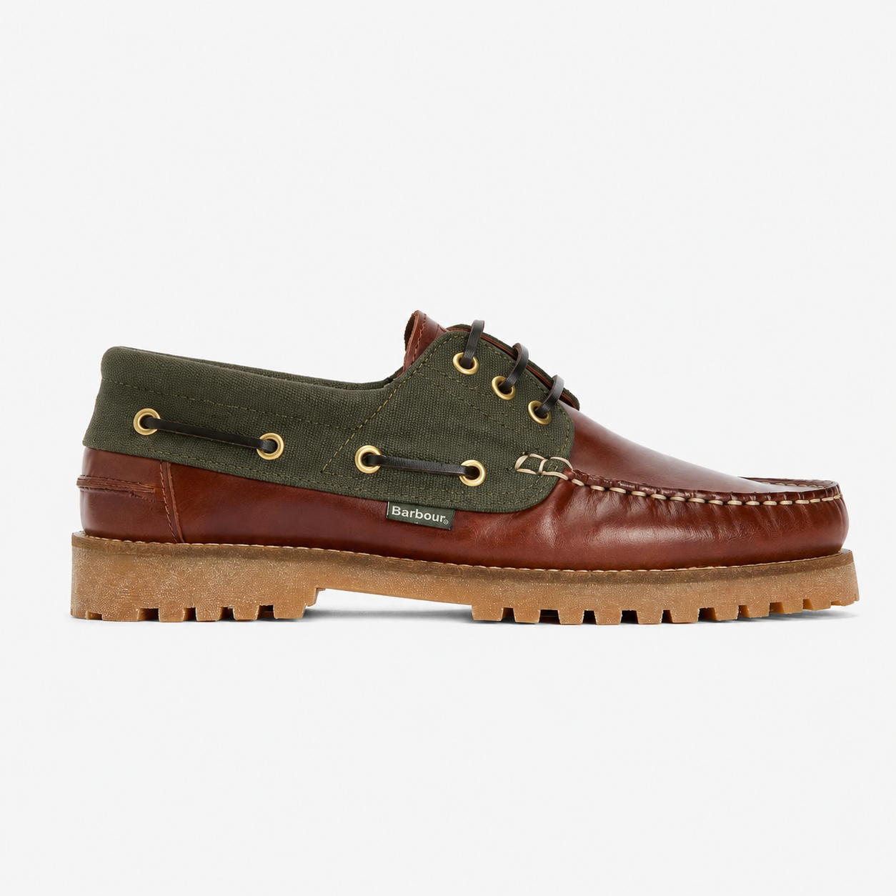Barbour DECK BOAT Mens Boat & Deck Shoes Mahogany