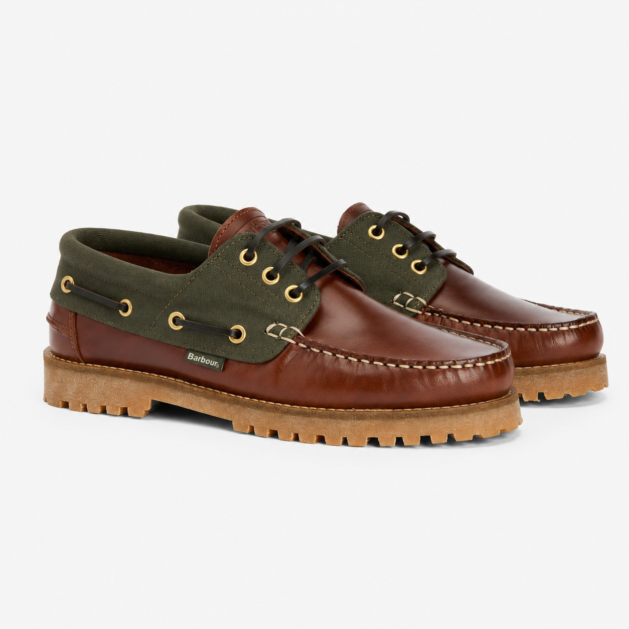 Barbour DECK BOAT Mens Boat & Deck Shoes Mahogany