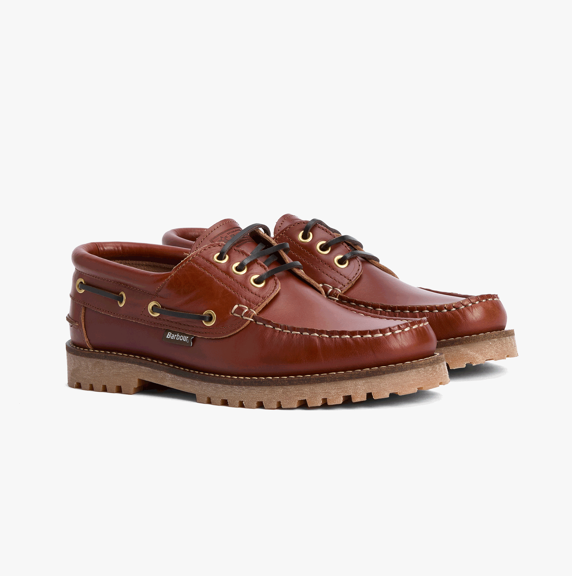 Barbour DECK Mens Boat & Deck Shoes Tan