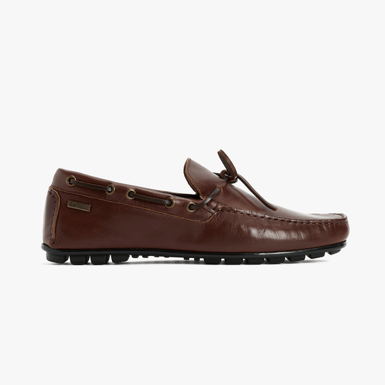 Barbour COURAGE Mens Loafer Shoes Brown