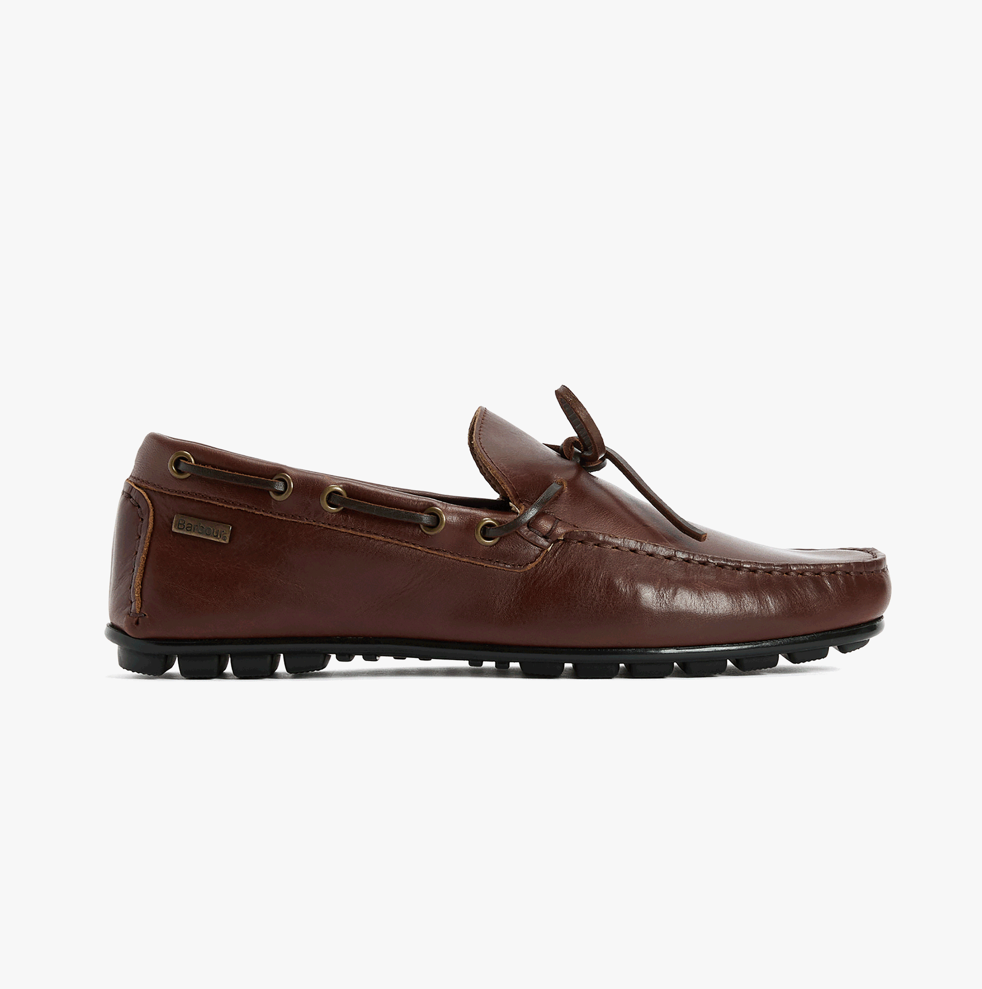 Barbour COURAGE Mens Loafer Shoes Brown