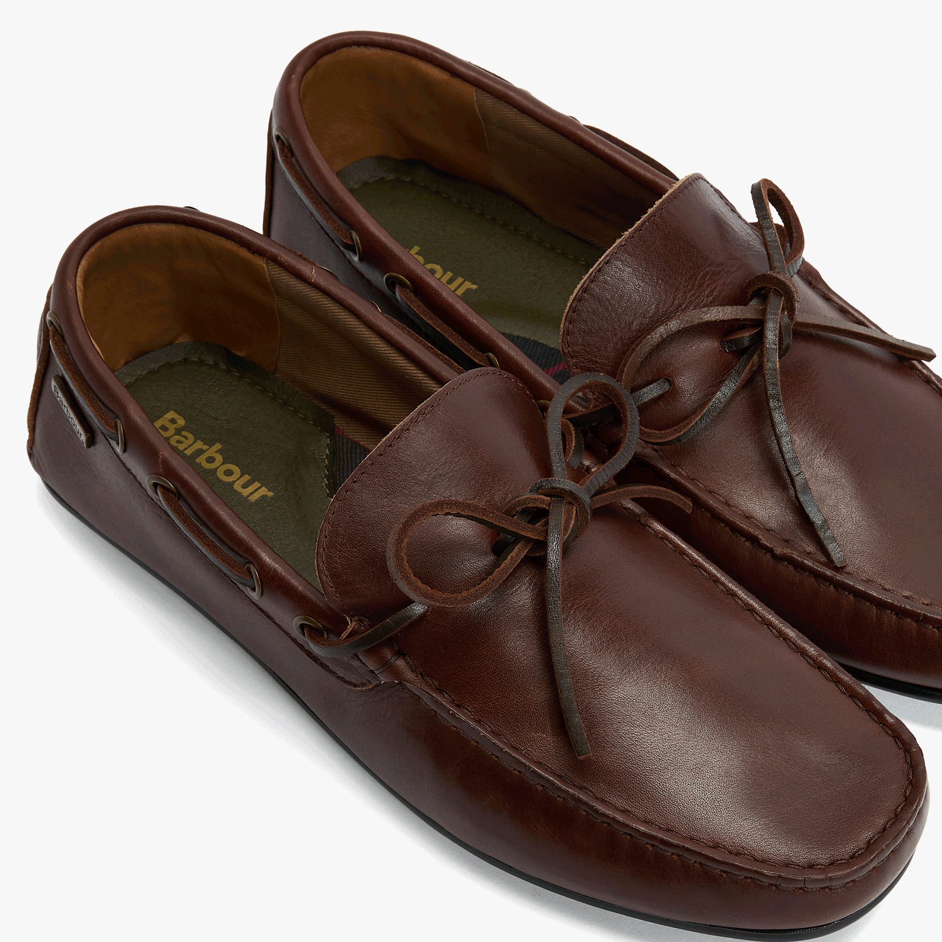 Barbour COURAGE Mens Loafer Shoes Brown