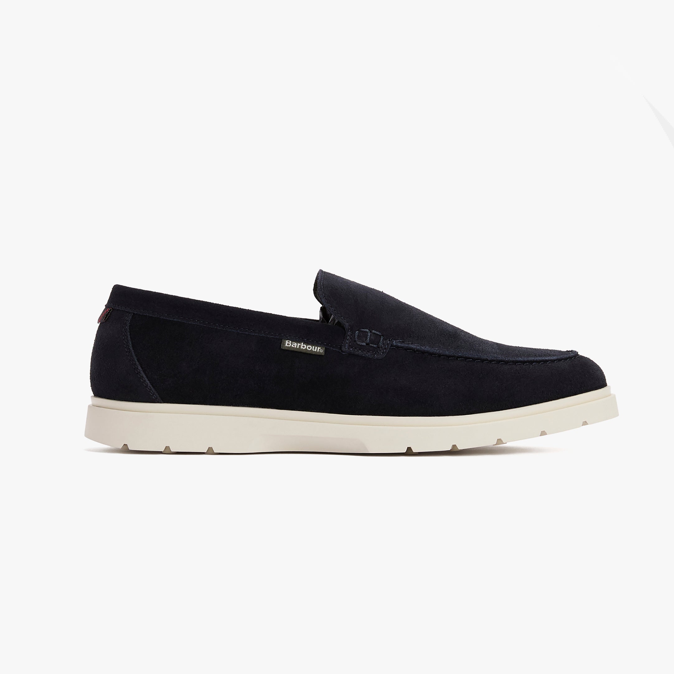 Barbour CARTY Mens Loafer Shoes Navy Suede