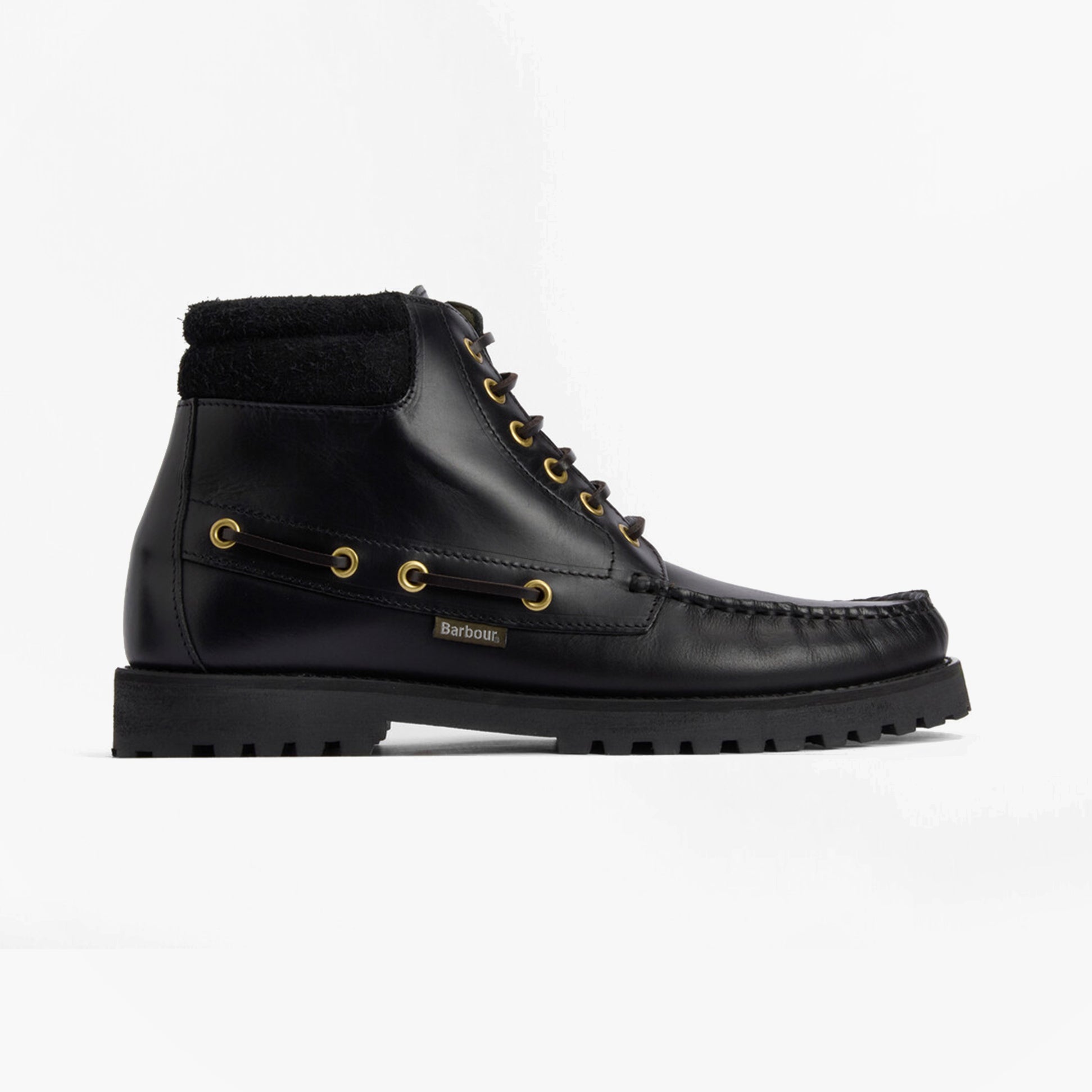 Barbour TILLER Mens Moccasin Boots Black